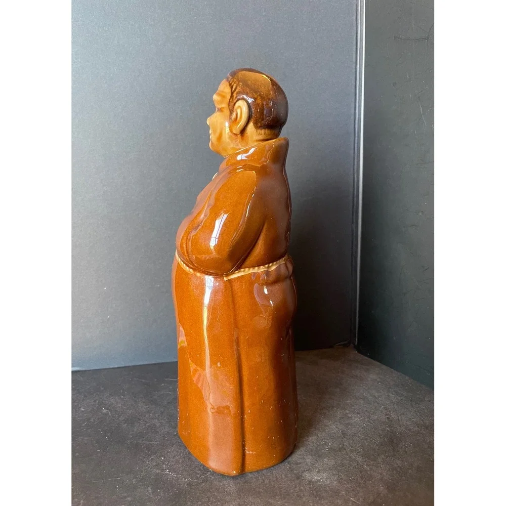 Cortenforf‎ Pottery Style Monk Decanter Excellent Ceramic Friar Tuck Figurine
